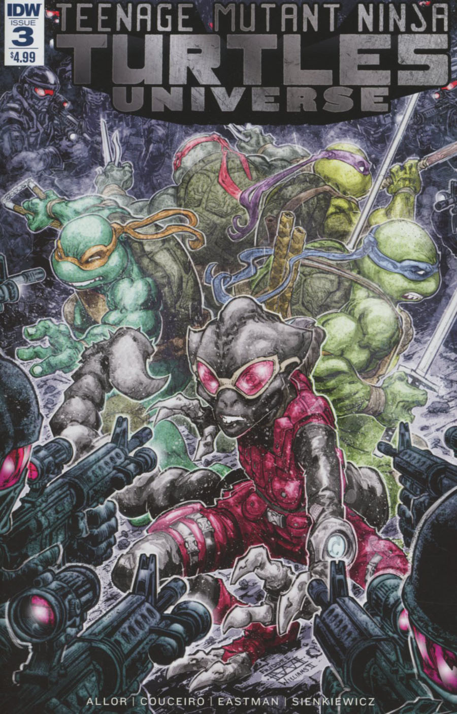 Teenage Mutant Ninja Turtles Universe #3 Cover A Regular Freddie Williams Cover
