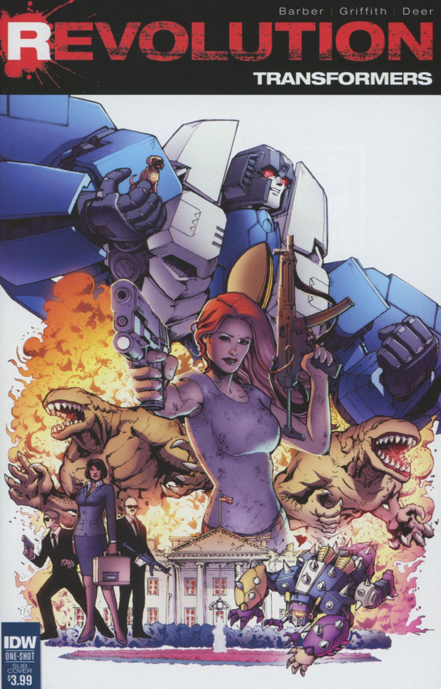 Transformers Revolution #1 Cover B Variant Andrew Griffith Subscription Cover