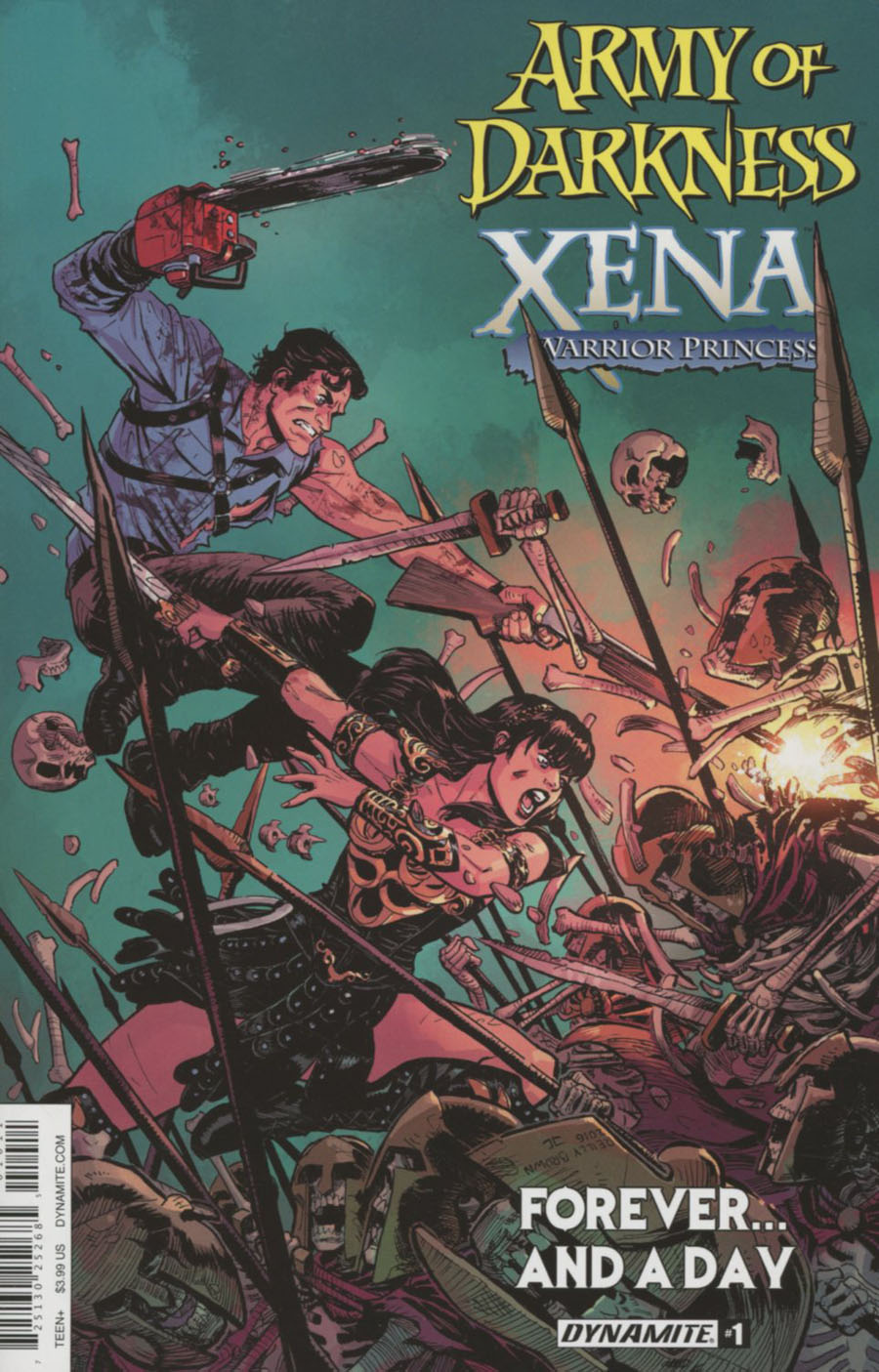 Army Of Darkness Xena Forever And A Day #1 Cover A Regular Reilly Brown Cover