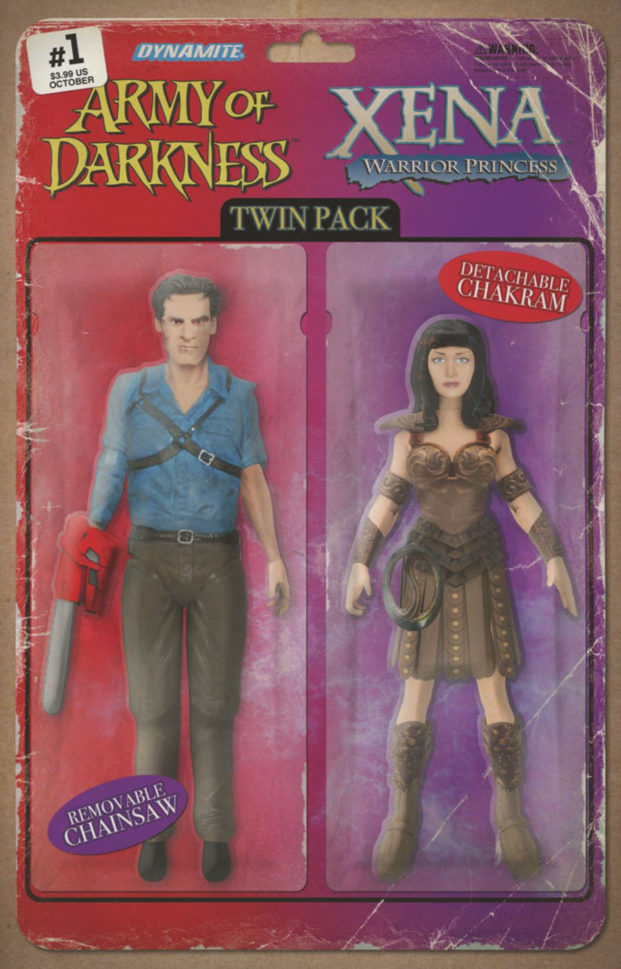 Army Of Darkness Xena Forever And A Day #1 Cover C Variant David Robinson Action Figure Cover