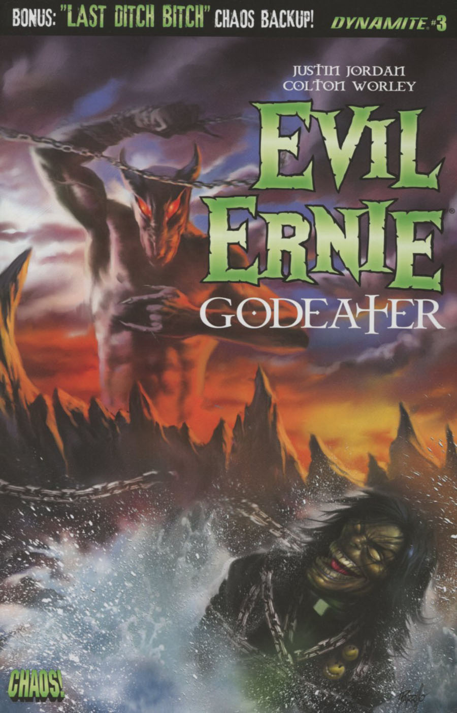 Evil Ernie Godeater #3 Cover A Regular Lucio Parrillo Cover