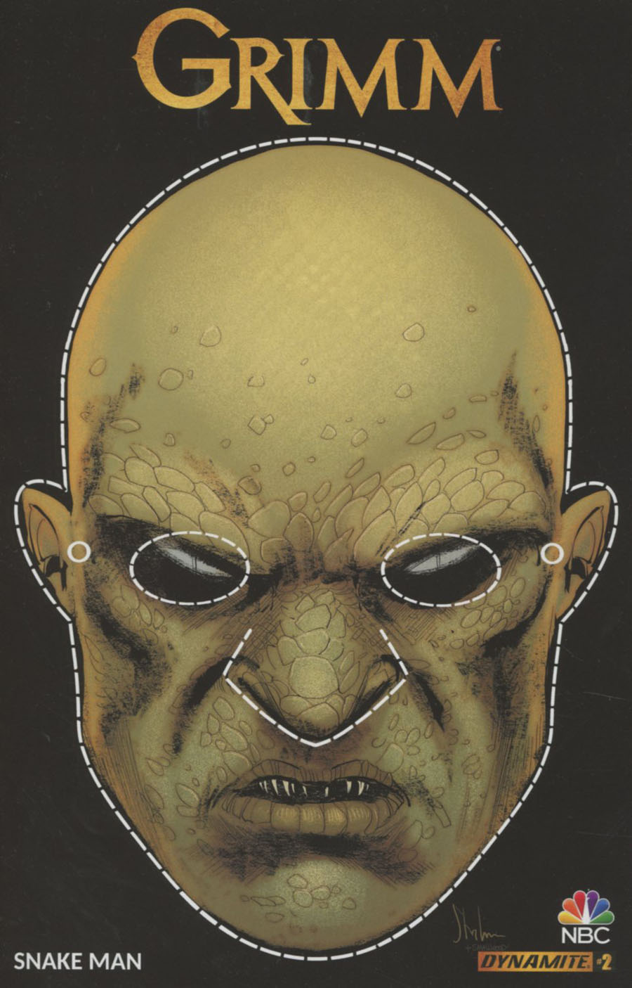 Grimm Vol 2 #2 Cover B Variant Kyle Strahm Mask Cover