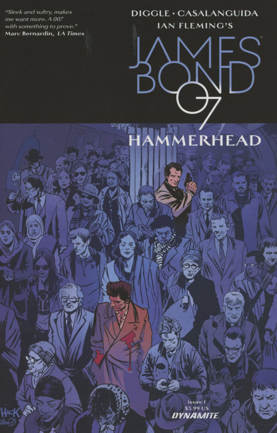 James Bond Hammerhead #1 Cover B Variant Robert Hack Cover