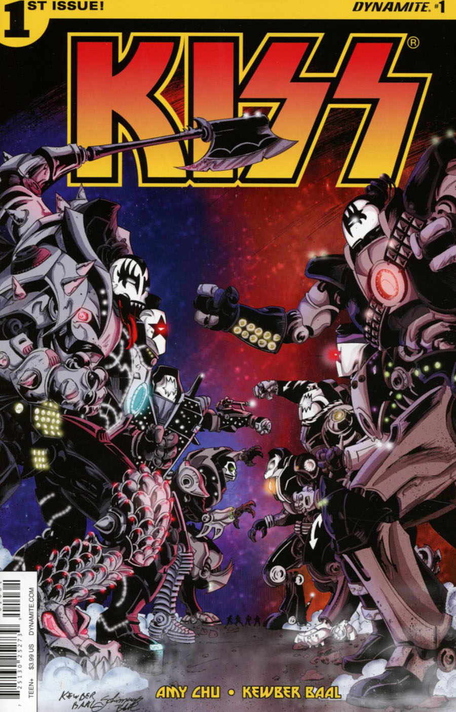 KISS Vol 3 #1 Cover G Variant Kewber Baal Cover