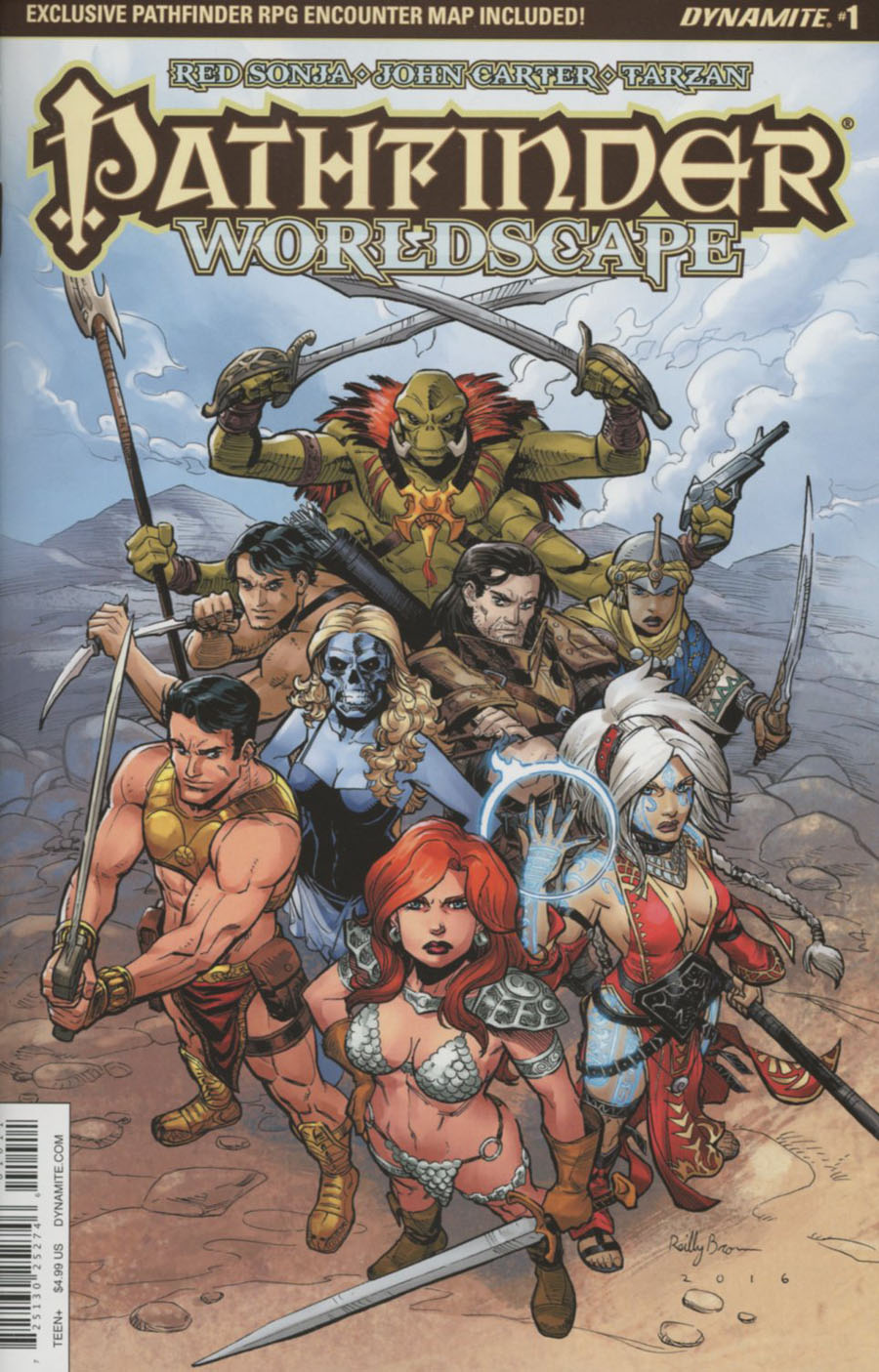 Pathfinder Worldscape #1 Cover A Regular Reilly Brown Cover