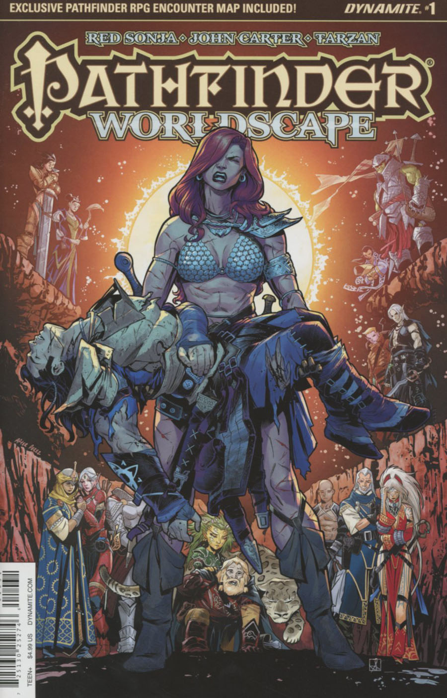 Pathfinder Worldscape #1 Cover C Variant Sean Izaakse Subscription Cover