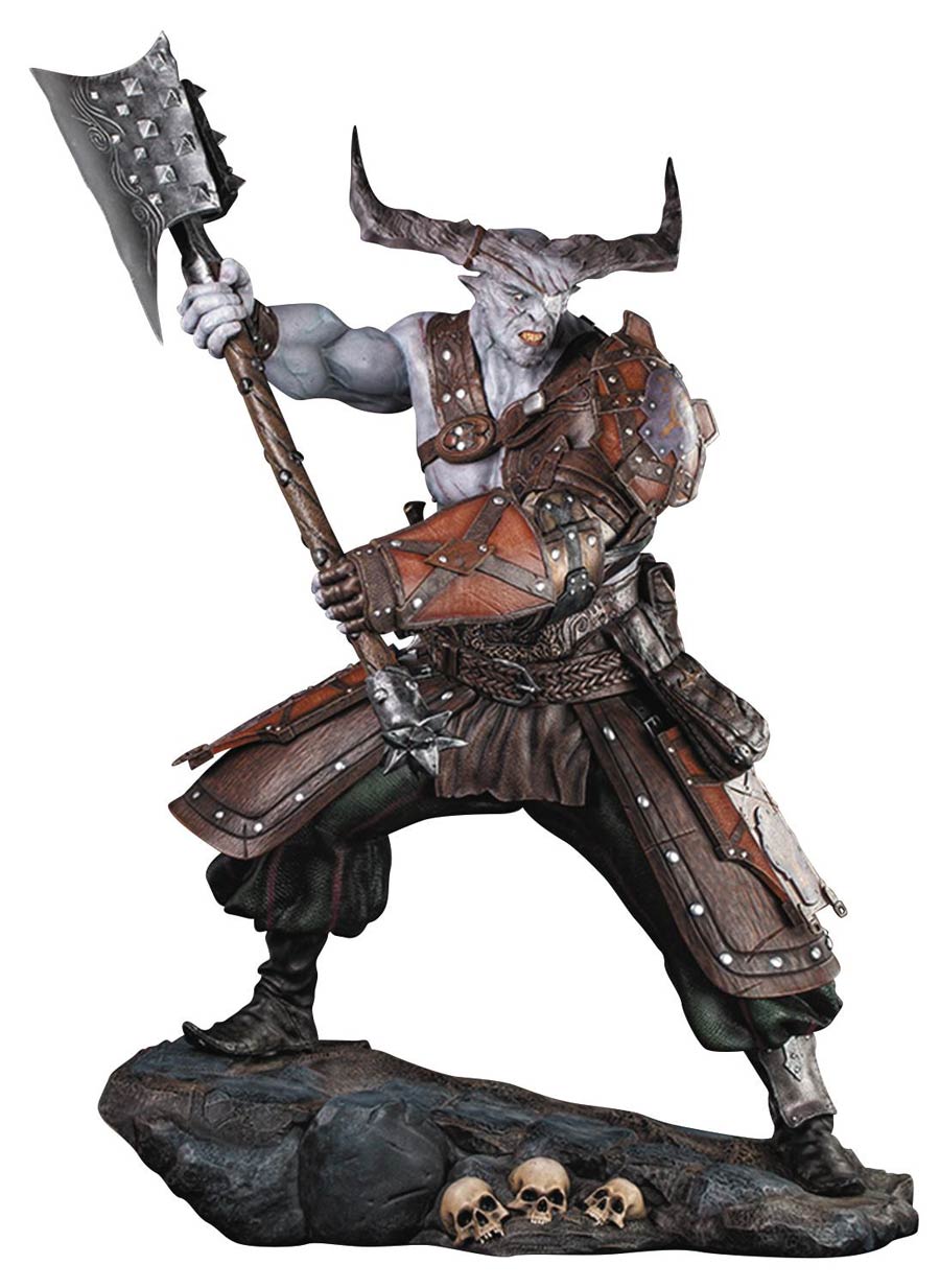 Dragon Age Inquisition Iron Bull Statue
