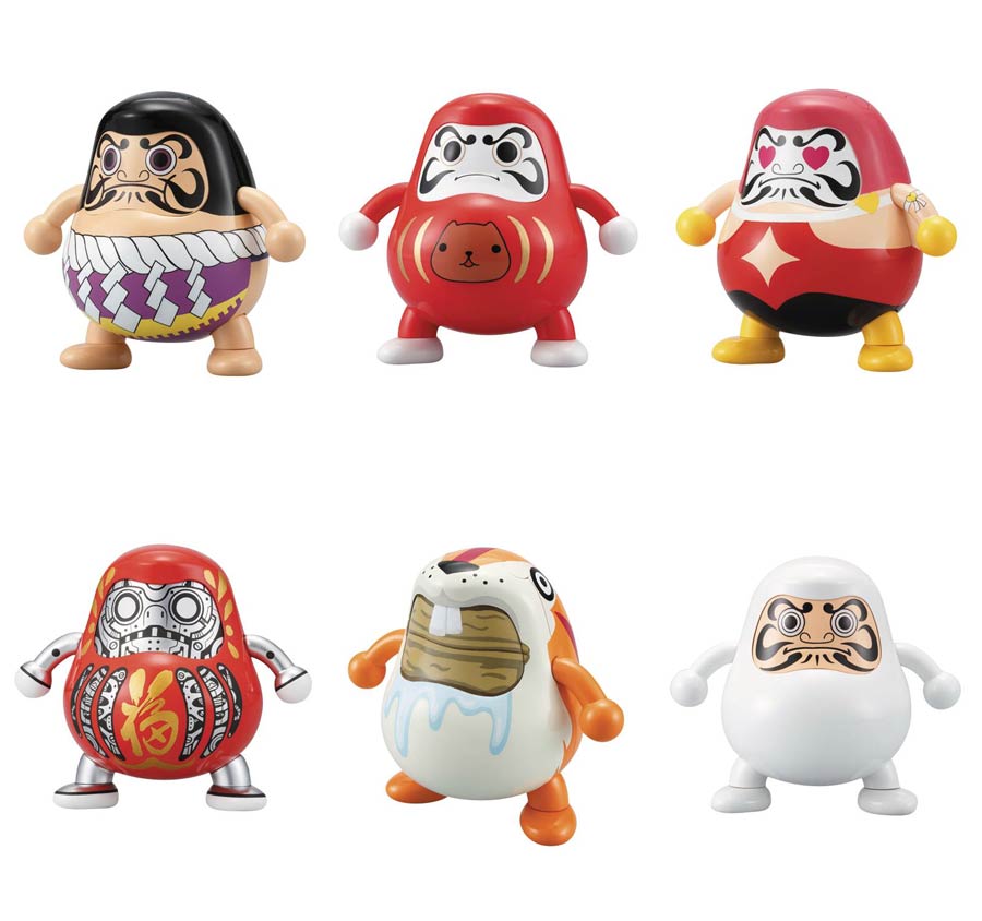 Daruma Club Vol 2 - Box Of 6 Blind Mystery Box Figures