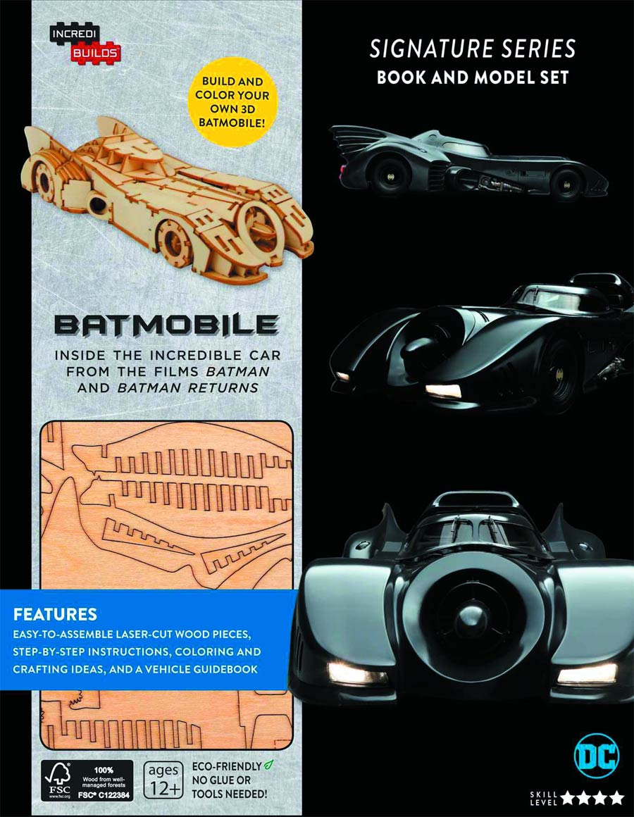 Incredibuilds Batmobile Signature Series Model & Book HC