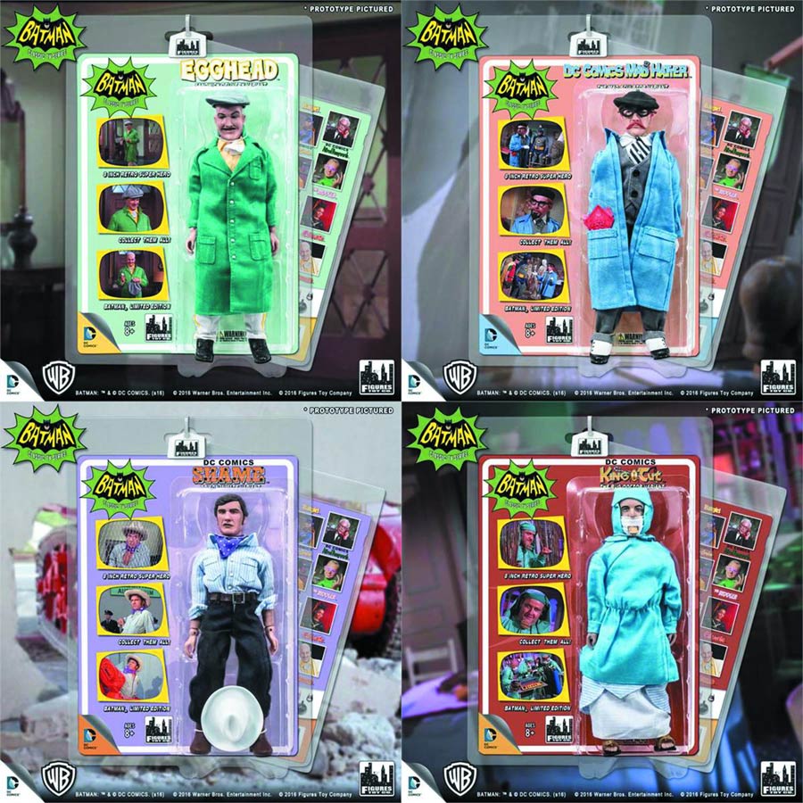 Batman 1966 Classic Villain 8-Inch Action Figure Series 1 Assortment Case