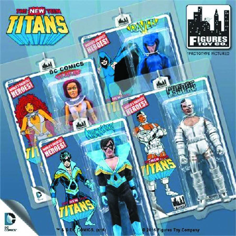 DC Retro Teen Titans 8-Inch Action Figure Series 1 Assortment Case