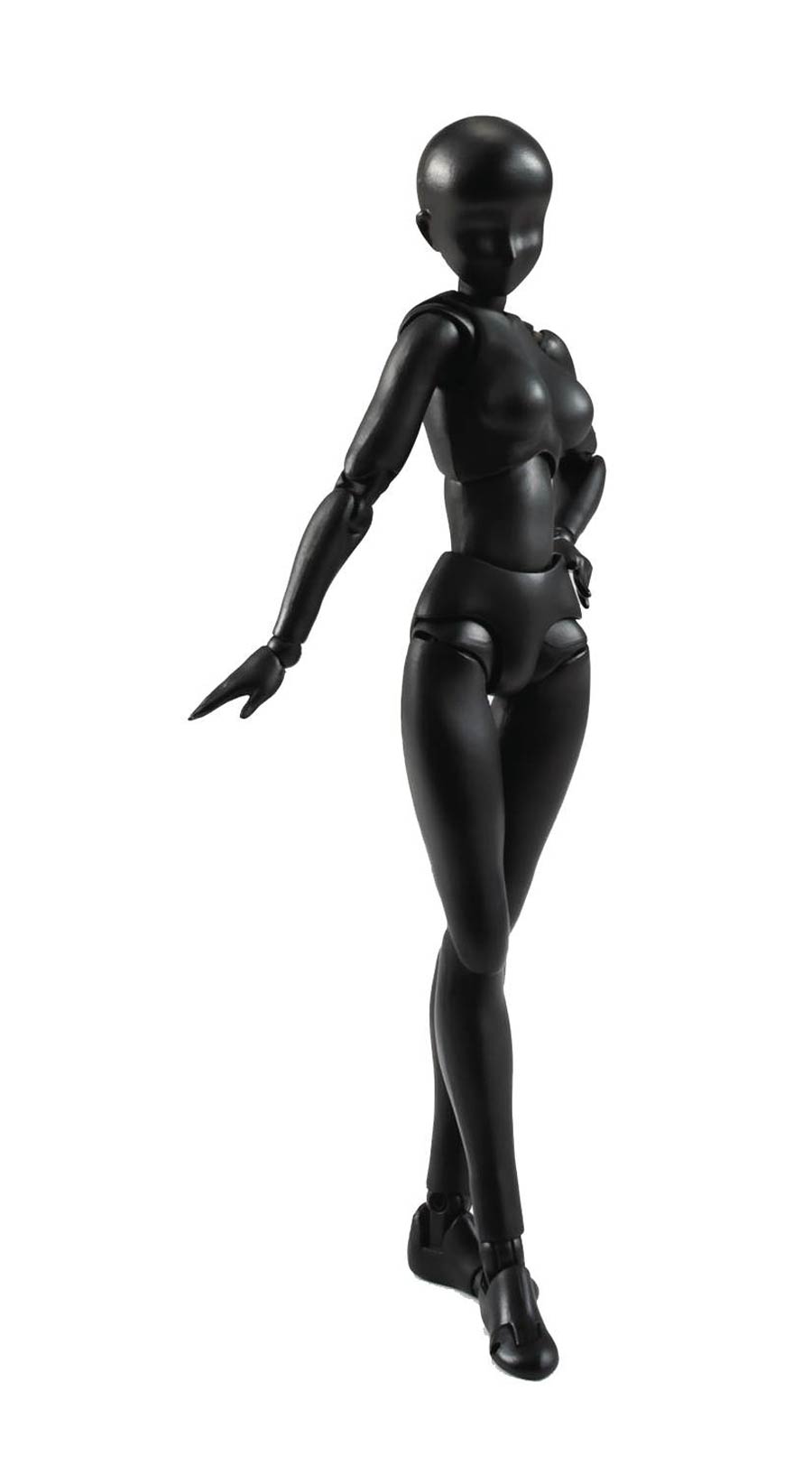 S.H.Figuarts Body Chan (Woman) Regular Set (Solid Black Color Ver.) Action Figure
