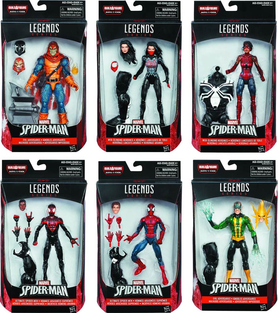 Spider-Man Legends 6-Inch Action Figure Assortment Case 201602