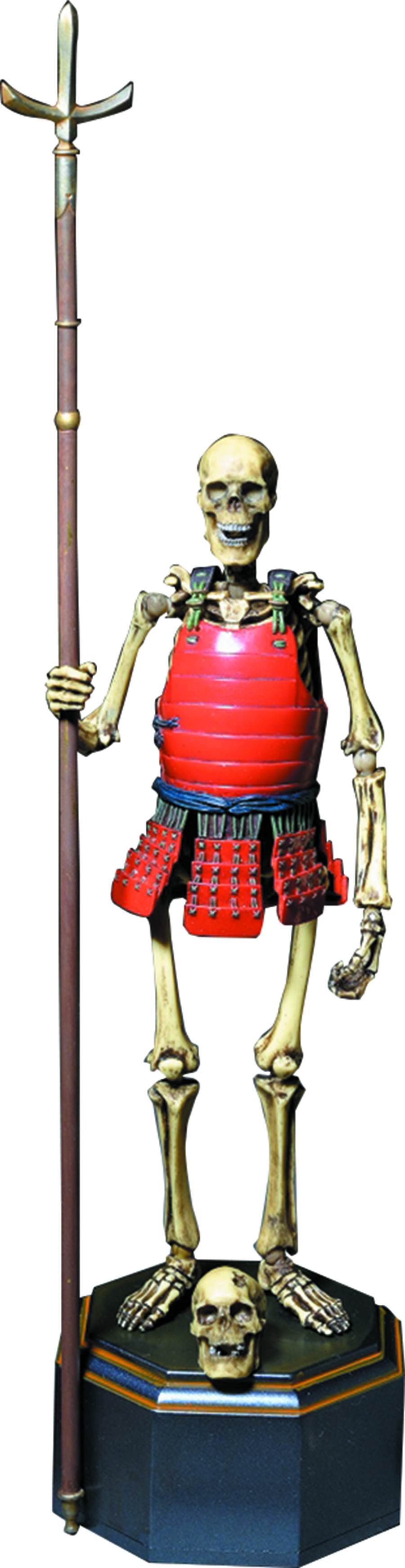 Takeyashiki Jizai Okimono KT-010 Samurai Skeleton Color Figure