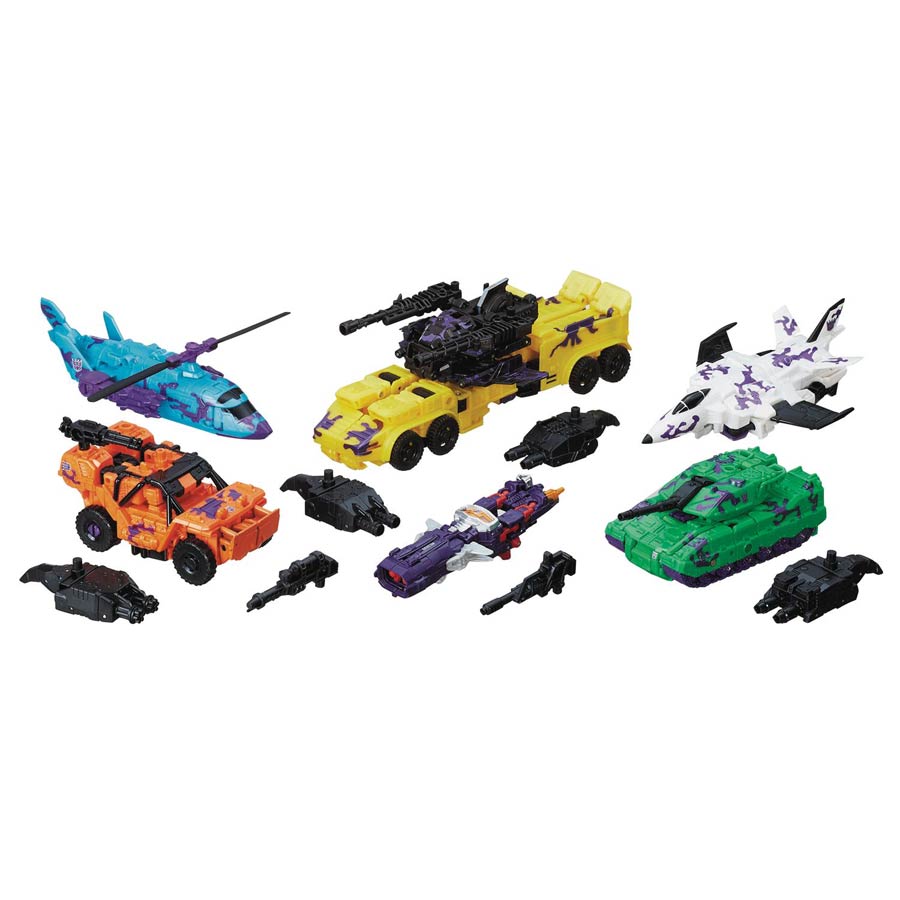 Transformers Generations Bruticus Combiner Action Figure Set Case