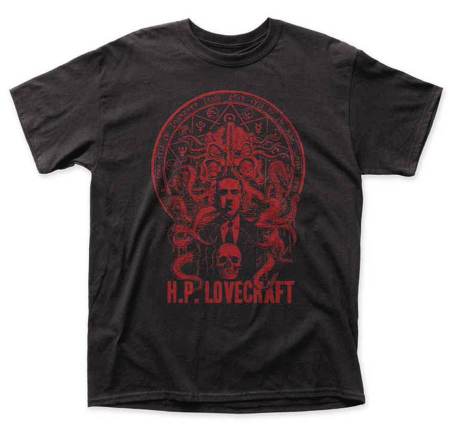 Impact Originals H.P. Lovecraft Previews Exclusive Black T-Shirt Large