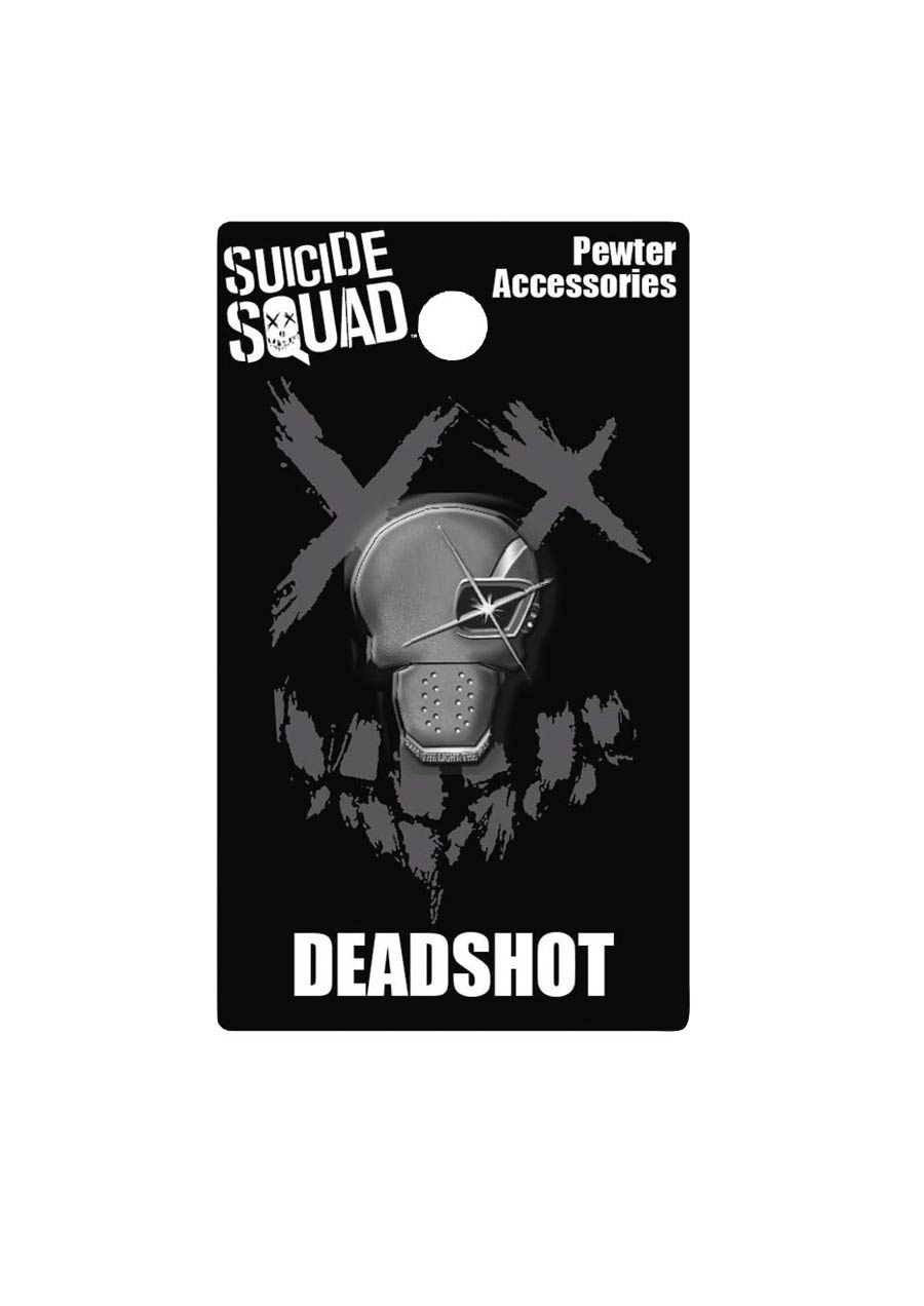 Suicide Squad Movie Pewter Lapel Pin - Deadshot