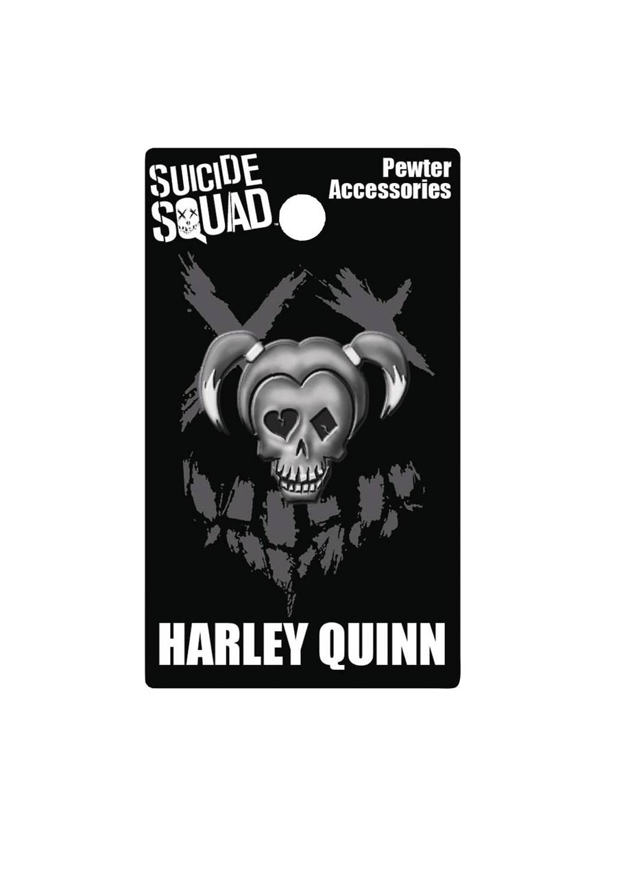 Suicide Squad Movie Pewter Lapel Pin - Harley Quinn