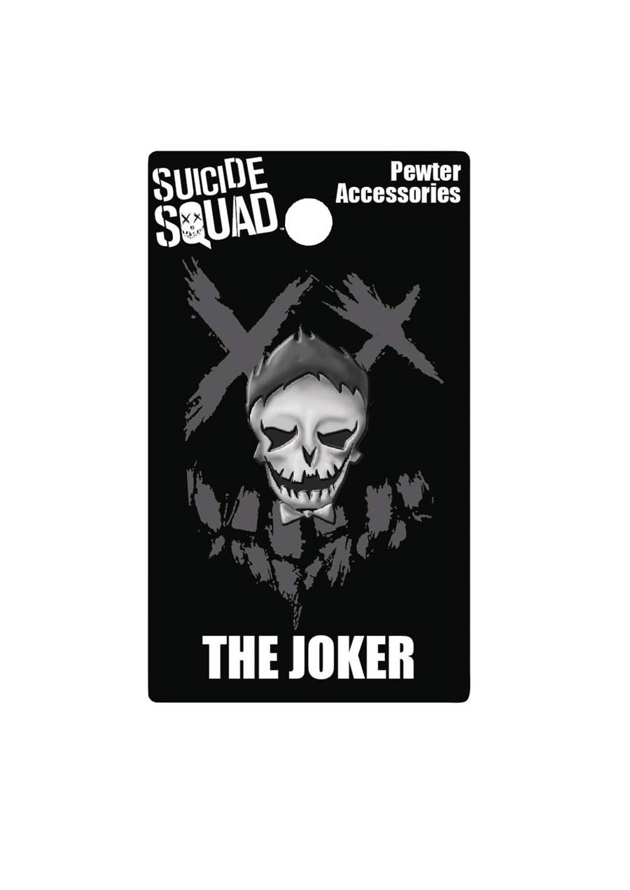 Suicide Squad Movie Pewter Lapel Pin - Joker