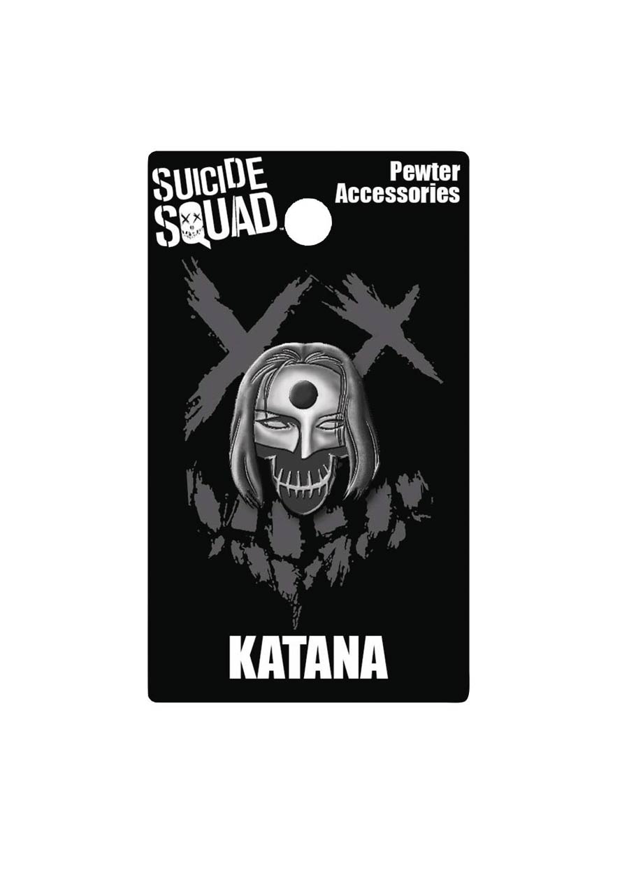 Suicide Squad Movie Pewter Lapel Pin - Katana