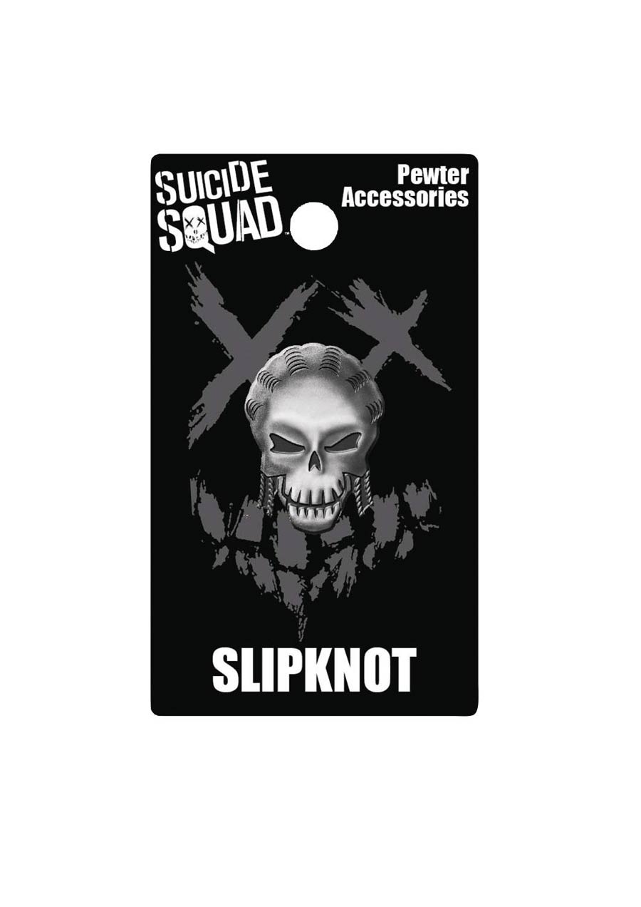 Suicide Squad Movie Pewter Lapel Pin - Slipknot