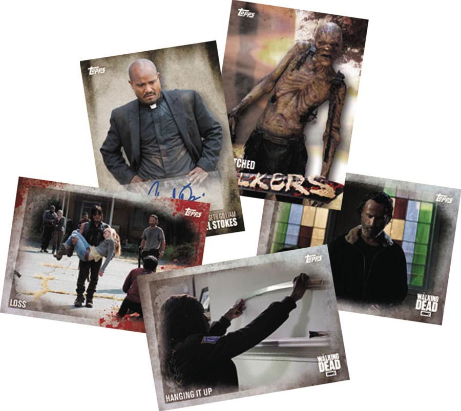 Topps 2016 Walking Dead Season 5 Trading Cards Box