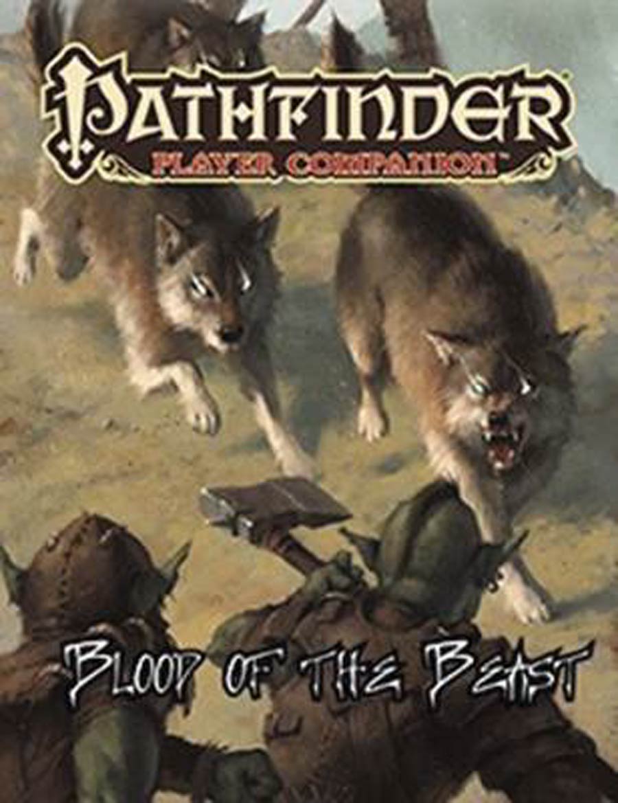 Pathfinder Player Companion Blood Of The Beast TP