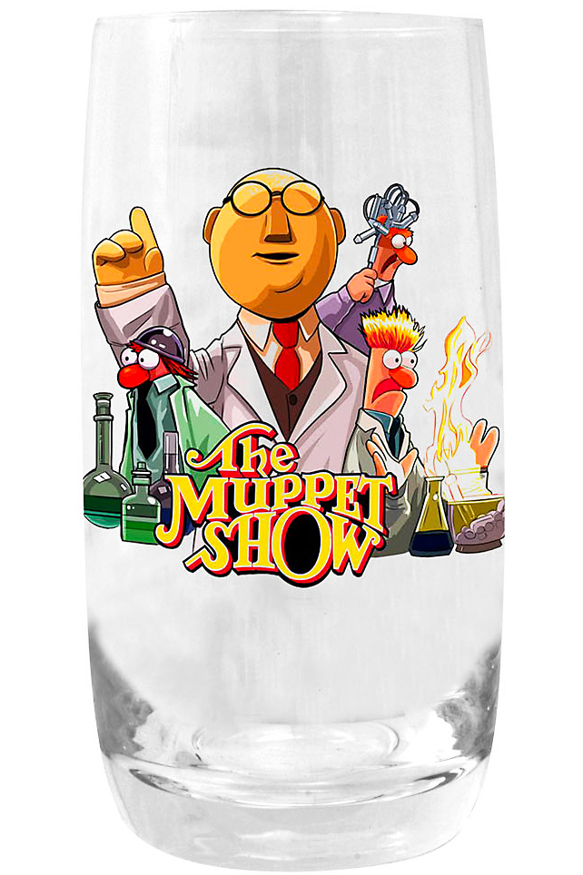 Muppets Glass Tumbler - Bunsen & Beaker