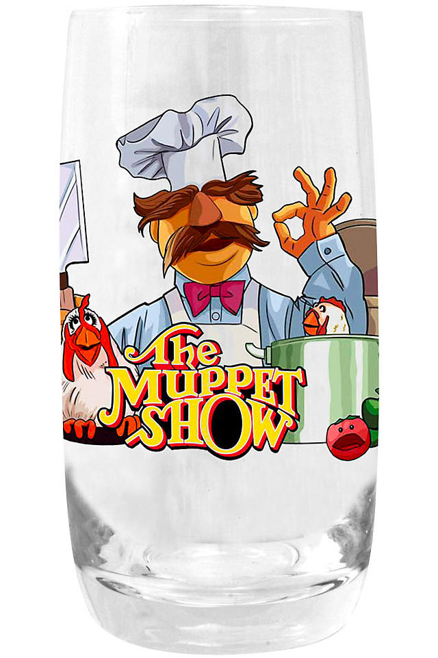 Muppets Glass Tumbler - Swedish Chef