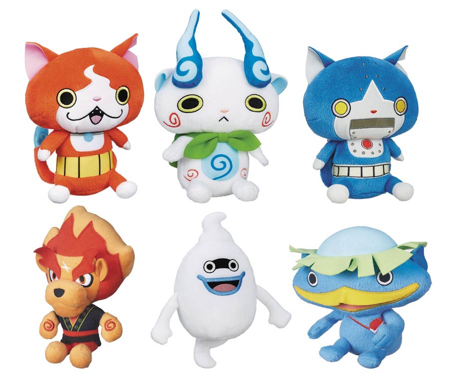 Yo-Kai Watch Plush Assortment Case 201602