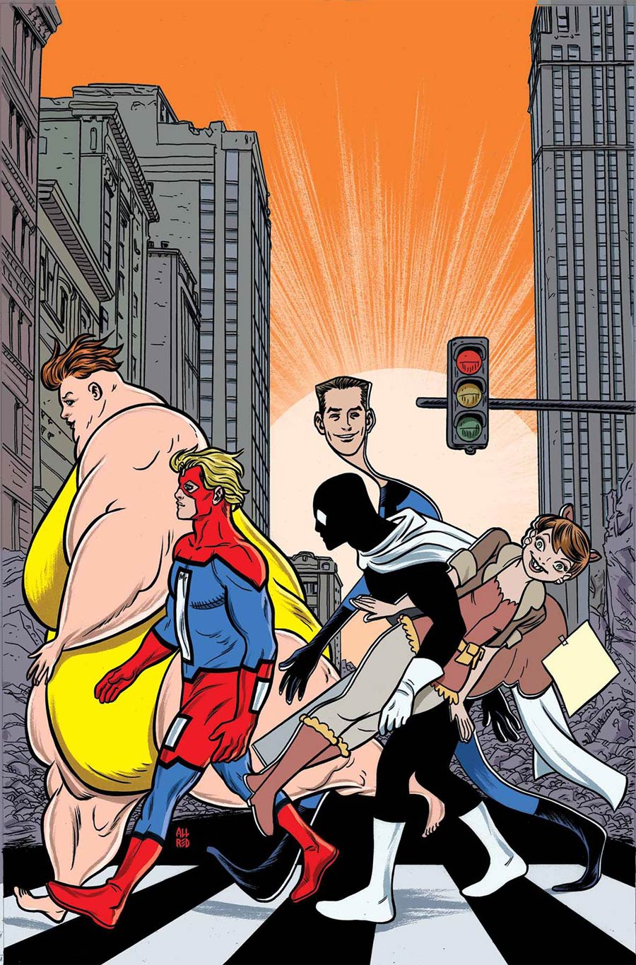 Great Lakes Avengers #1 By Michael Allred Poster