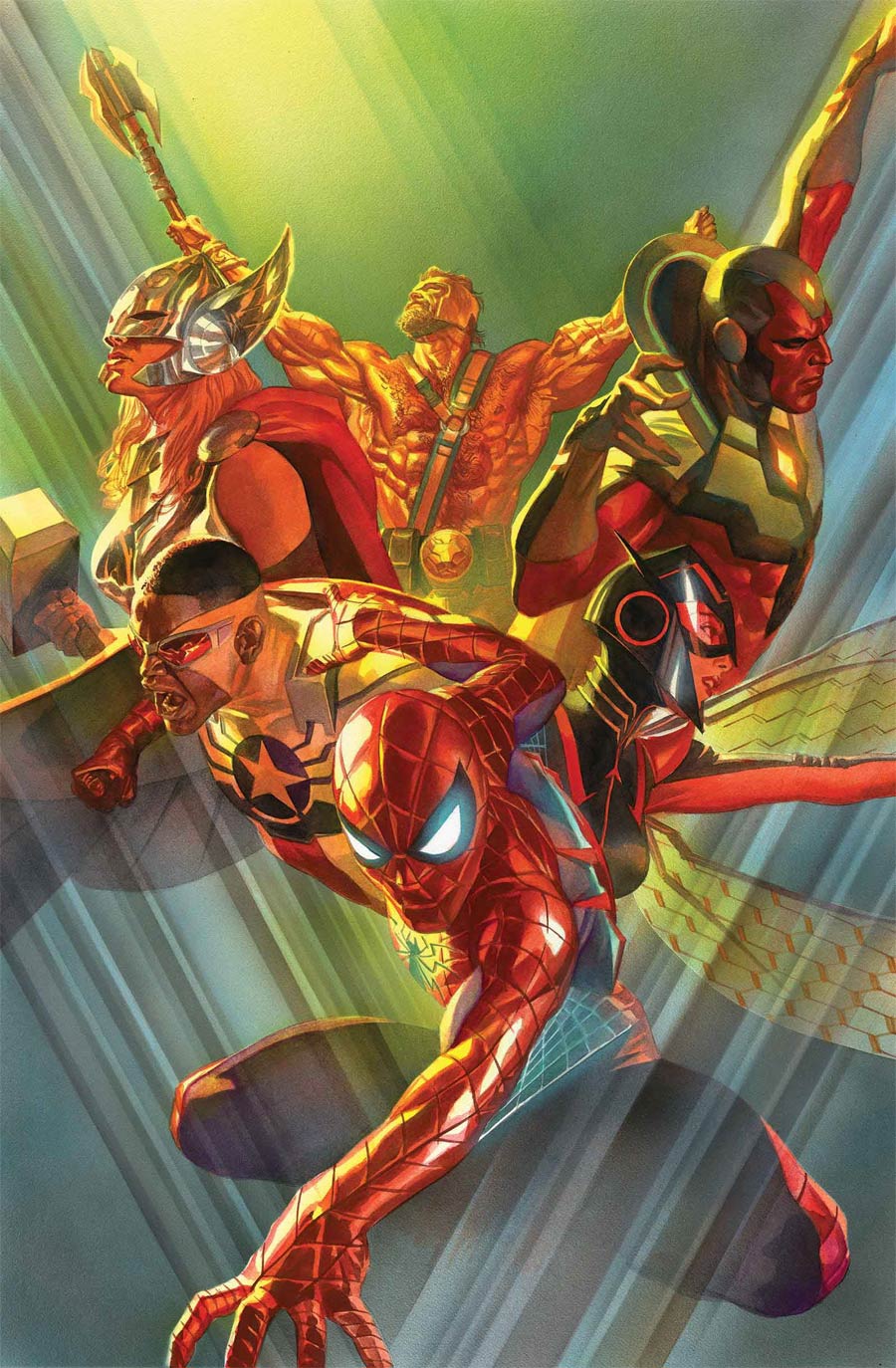 Avengers Vol 6 #1 By Alex Ross Poster