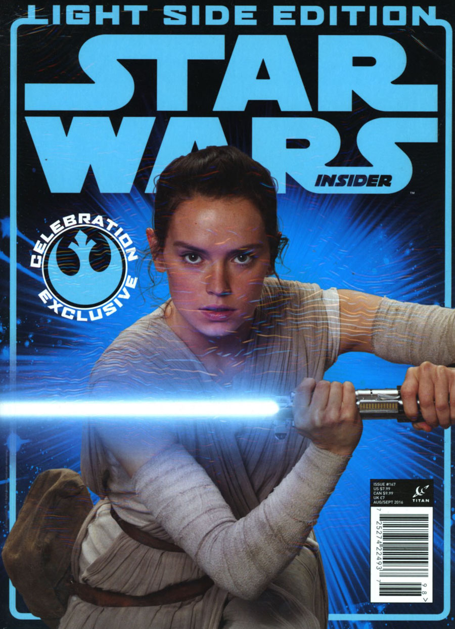 Star Wars Insider #167 Celebration Europe Exclusive Light Side Cover