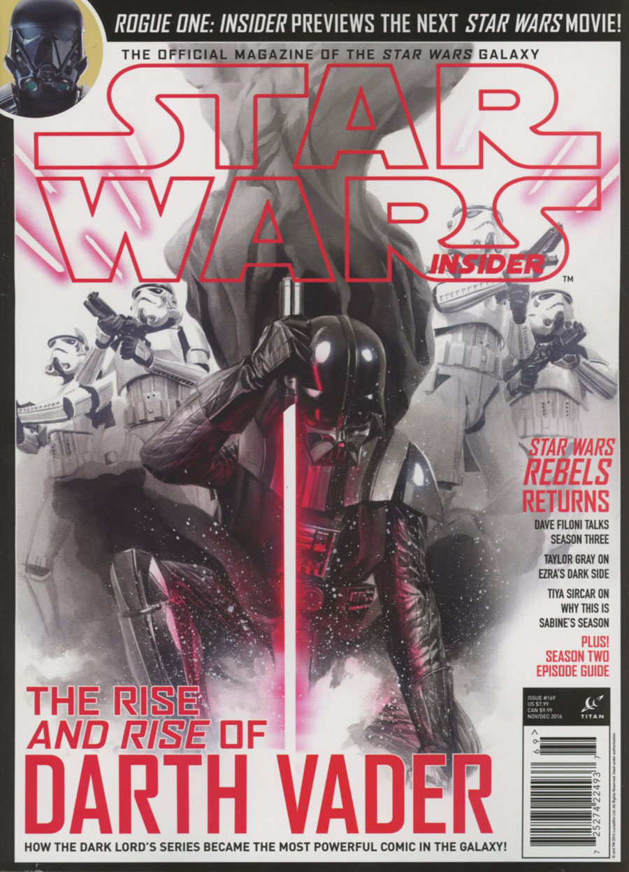 Star Wars Insider #169 November / December 2016 Newsstand Edition