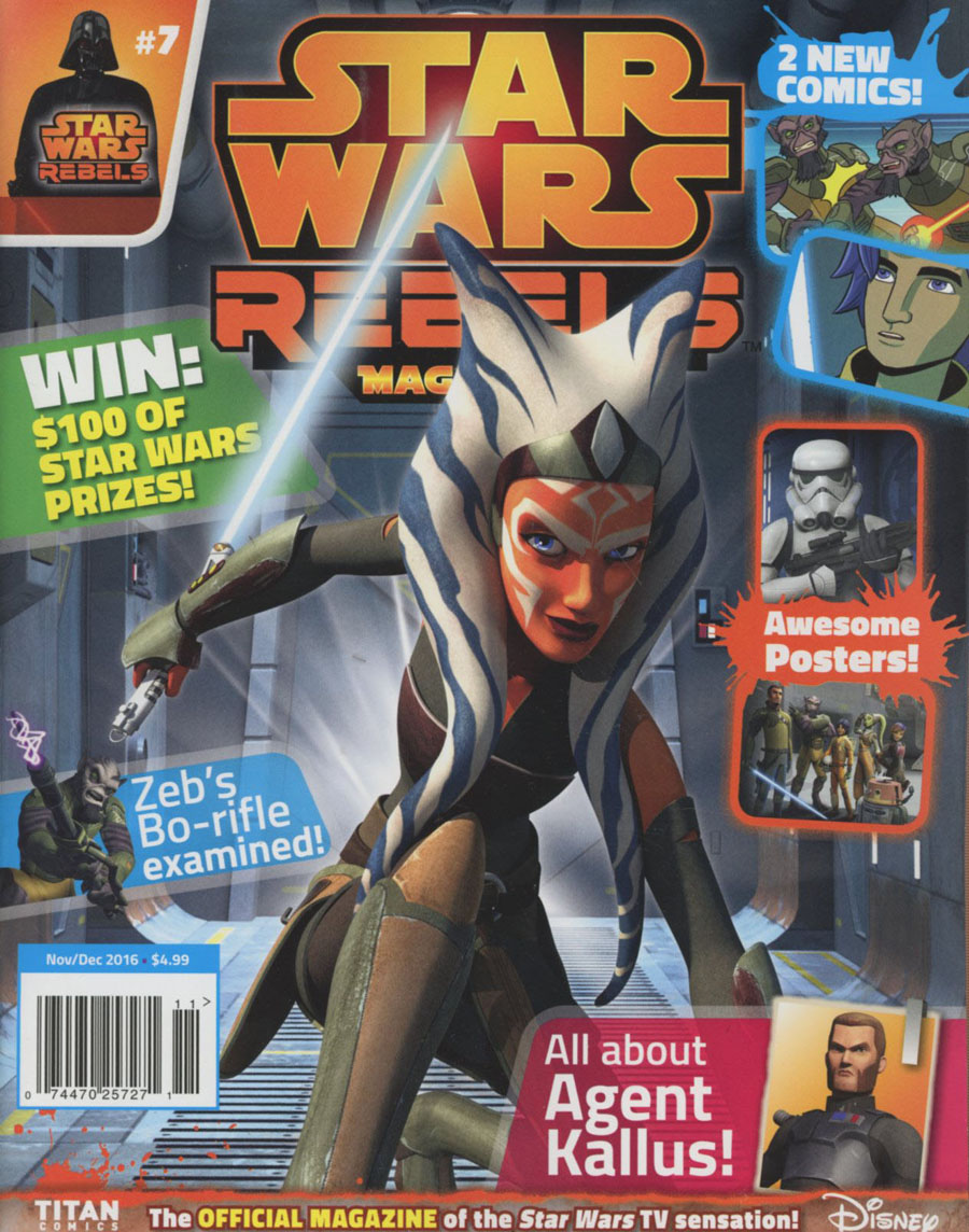 Star Wars Rebels Magazine #7 November / December 2016 Newsstand Edition