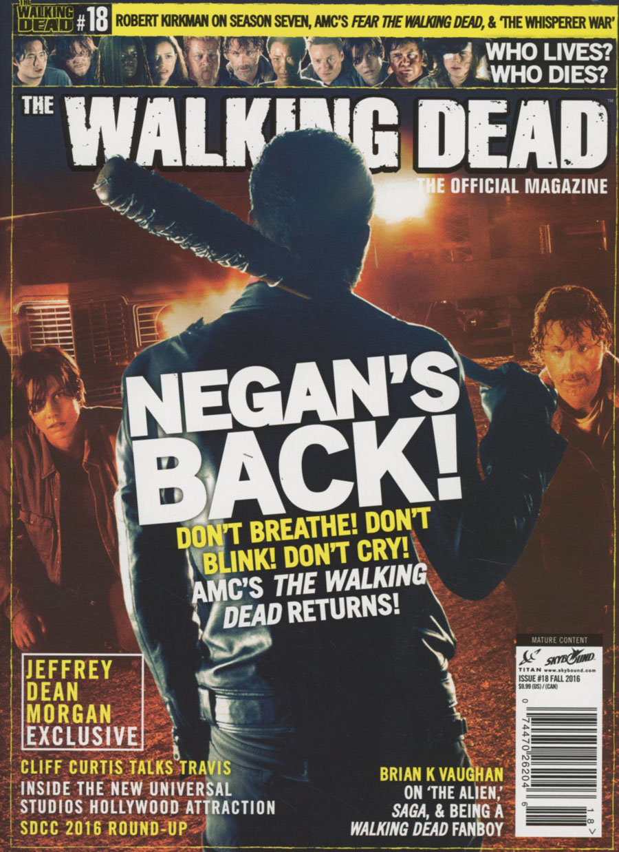 Walking Dead The Official Magazine #18 Newsstand Edition