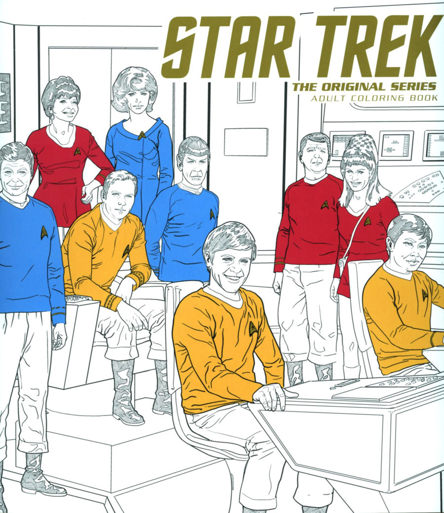Star Trek The Original Series Adult Coloring Book TP