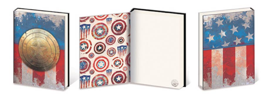 Captain America Shield Premium Notebook