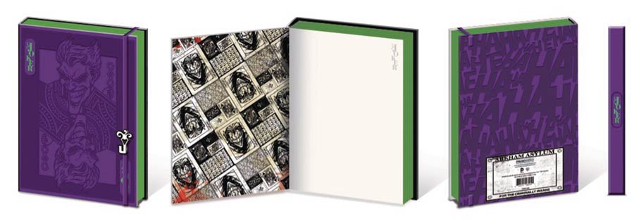 DC Heroes Premium Notebook - Joker Arkham Asylum