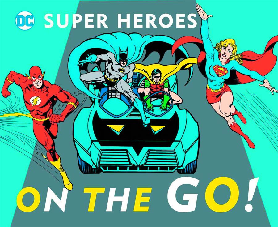 DC Super Heroes On The Go Board Book HC