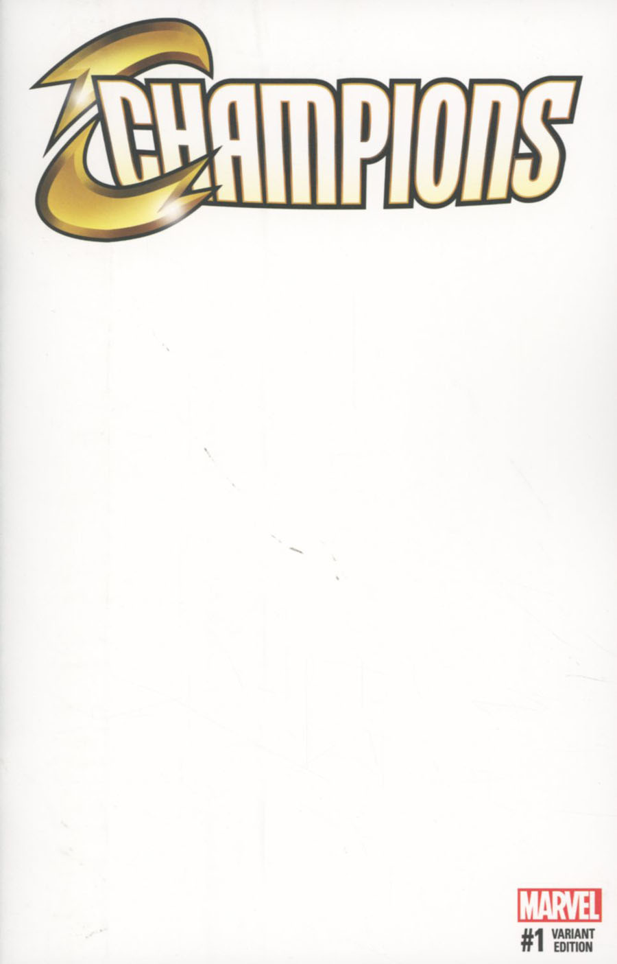 Champions (Marvel) Vol 2 #1 Cover D Variant Blank Cover (Marvel Now Tie-In)
