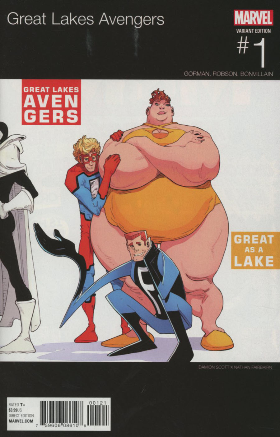 Great Lakes Avengers #1 Cover B Variant Damion Scott Marvel Hip-Hop Cover (Marvel Now Tie-In)