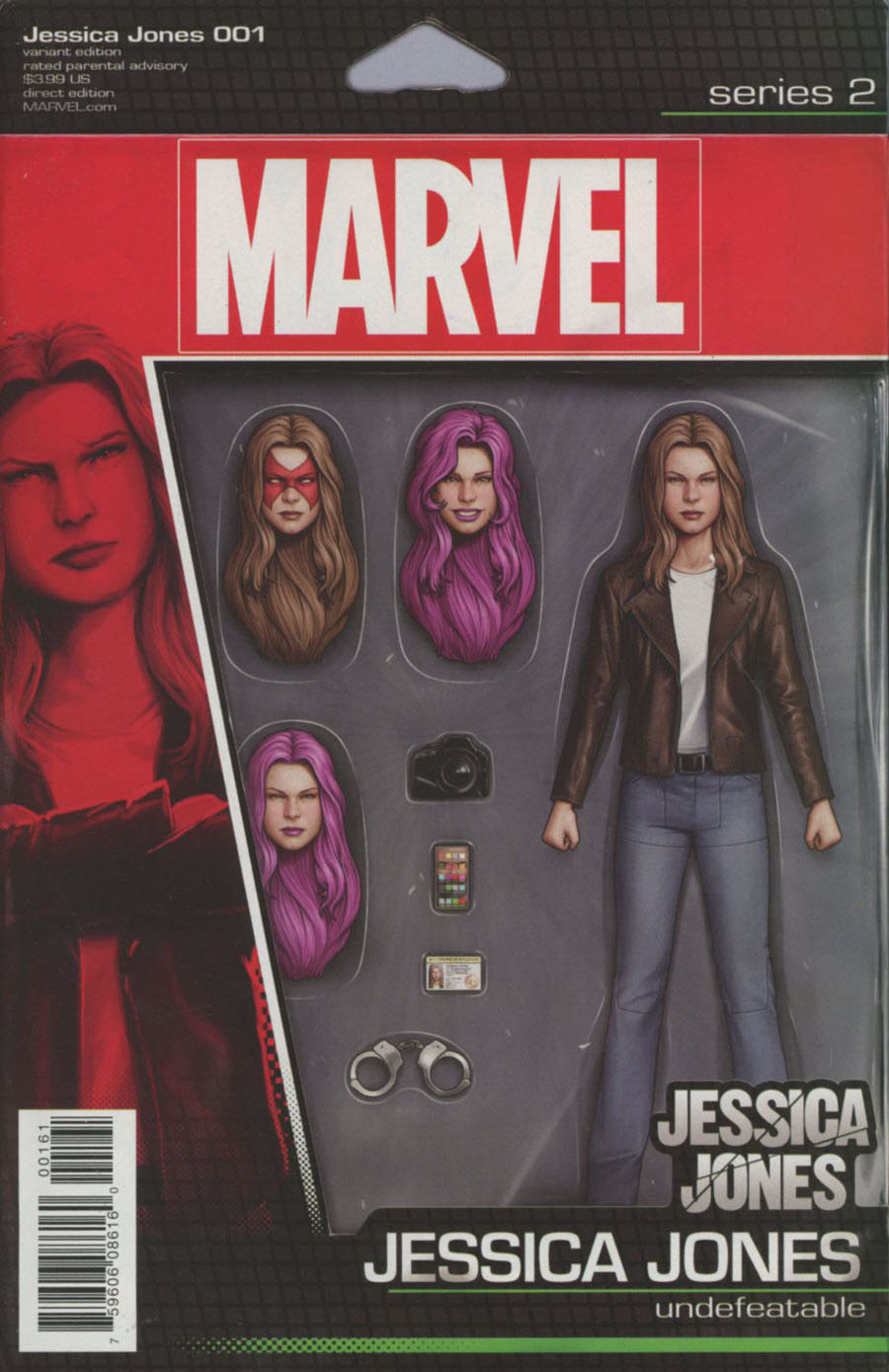 Jessica Jones #1 Cover E Variant John Tyler Christopher Action Figure Cover (Marvel Now Tie-In)