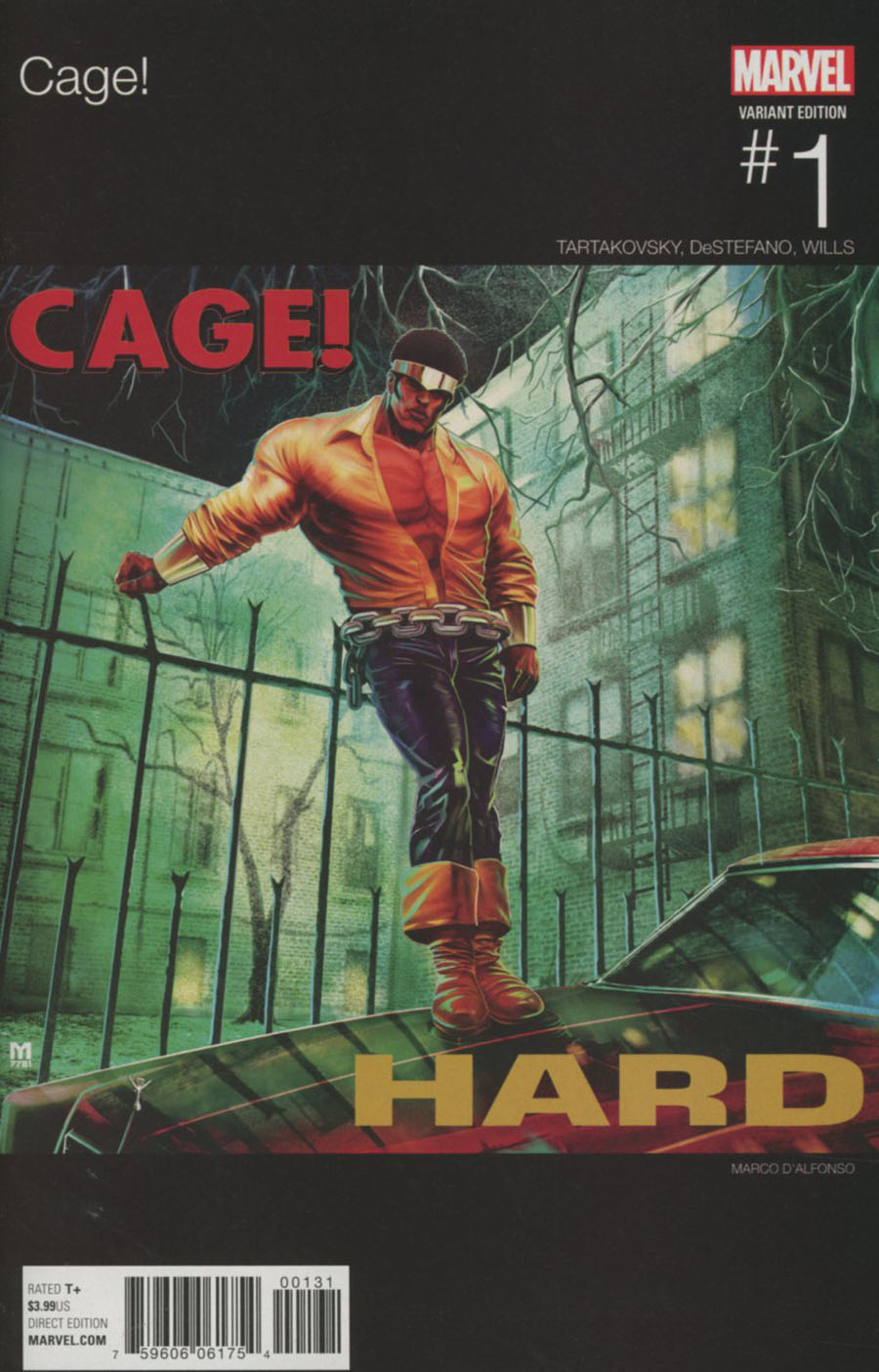 Cage Vol 3 #1 Cover B Variant Marco DAlfonso Marvel Hip-Hop Cover (Marvel Now Tie-In)