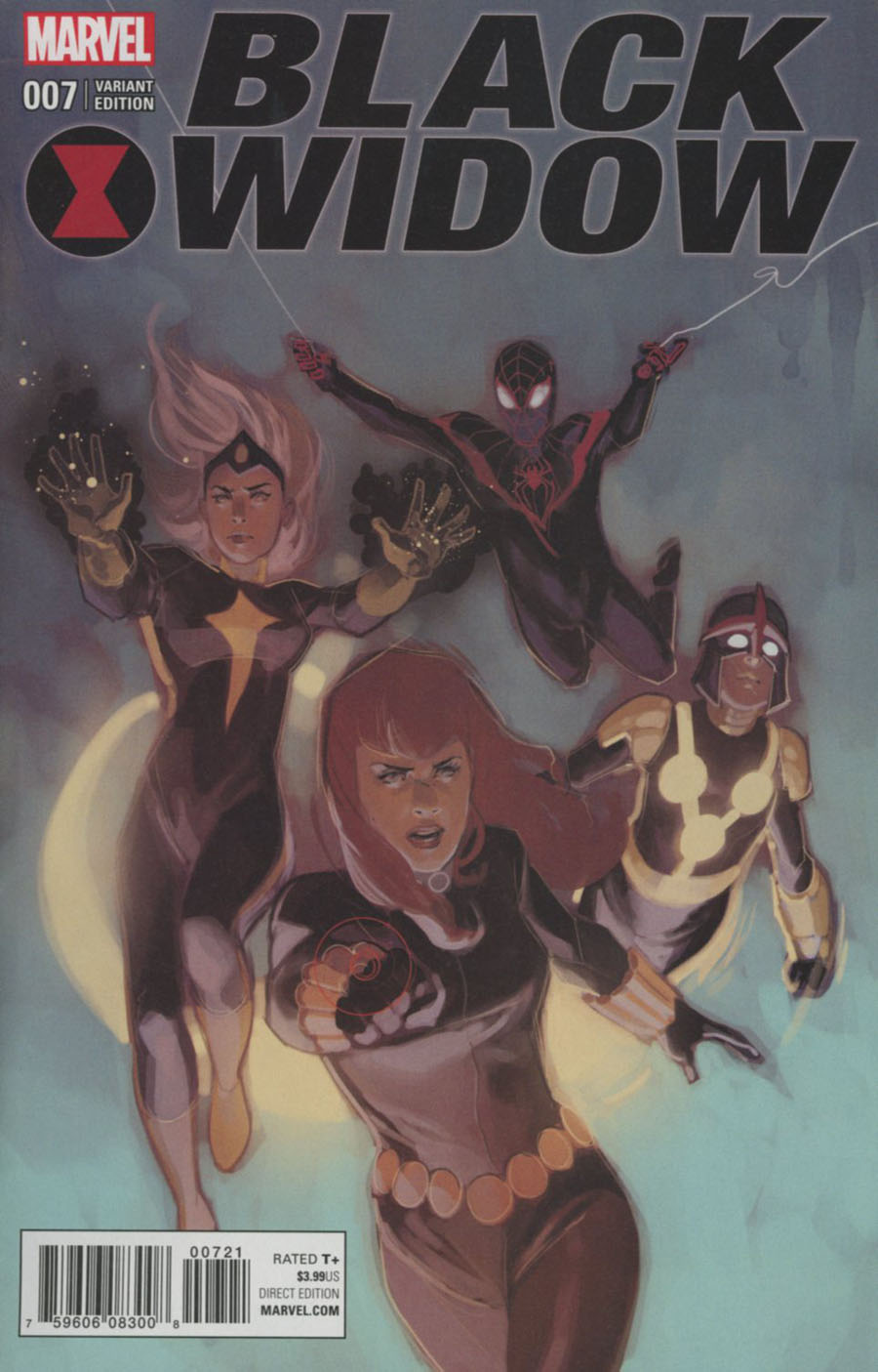 Black Widow Vol 6 #7 Cover B Variant Phil Noto Champions Cover (Marvel Now Tie-In)