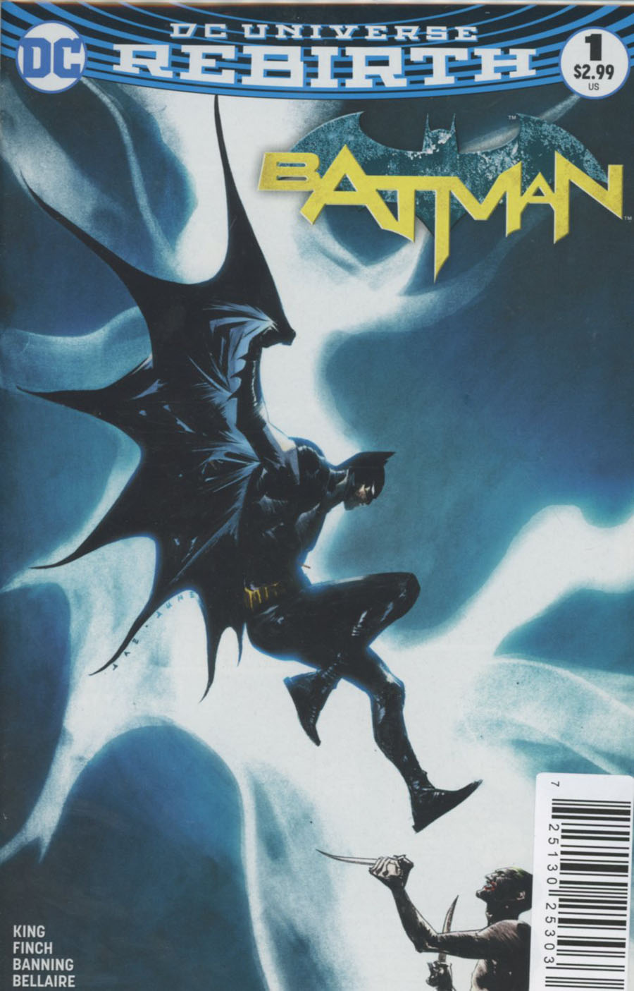 Batman Vol 3 #1 Cover N DF Exclusive Jae Lee Color Variant Cover Plus 1