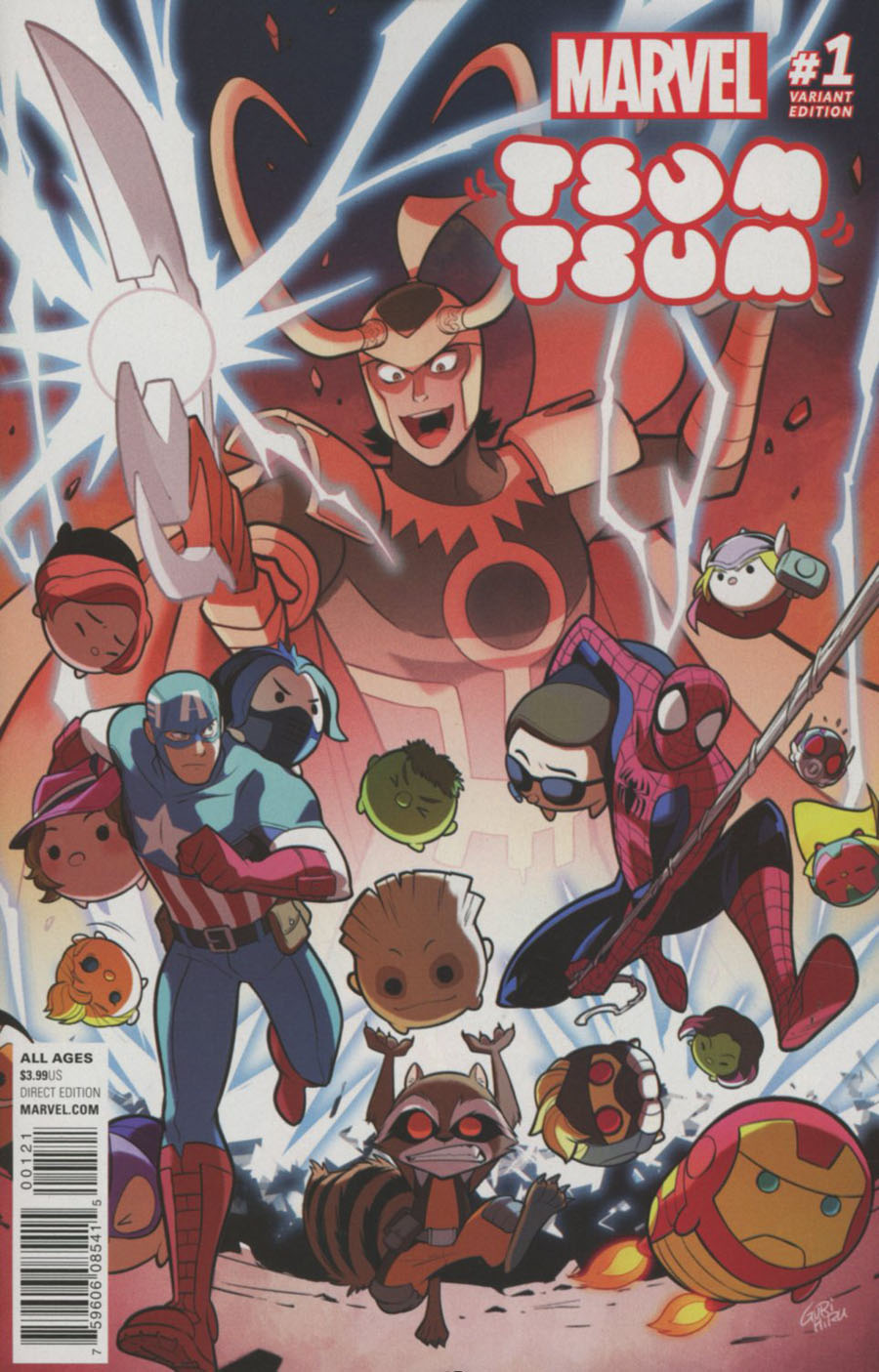 Marvel Tsum Tsum #1 Cover E Incentive Gurihiru Variant Cover