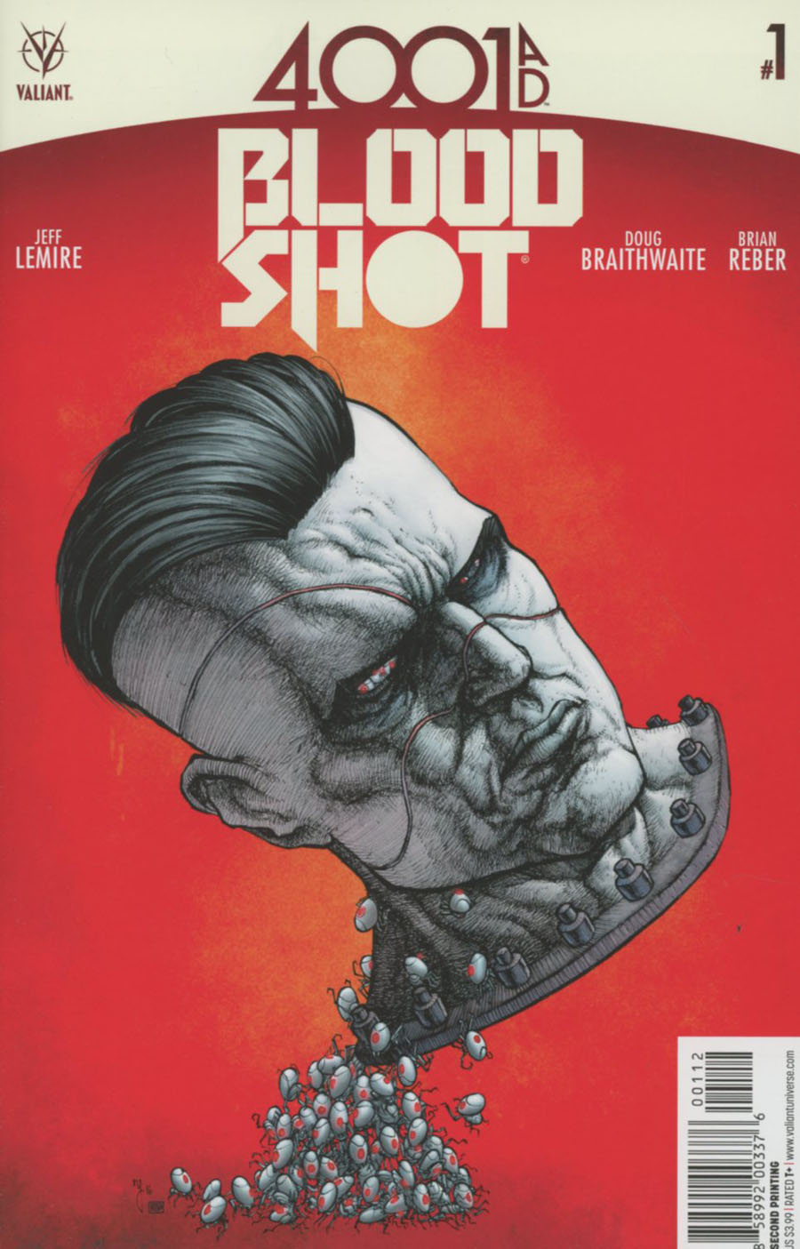 4001 AD Bloodshot #1 Cover E 2nd Ptg Variant Ryan Lee Cover