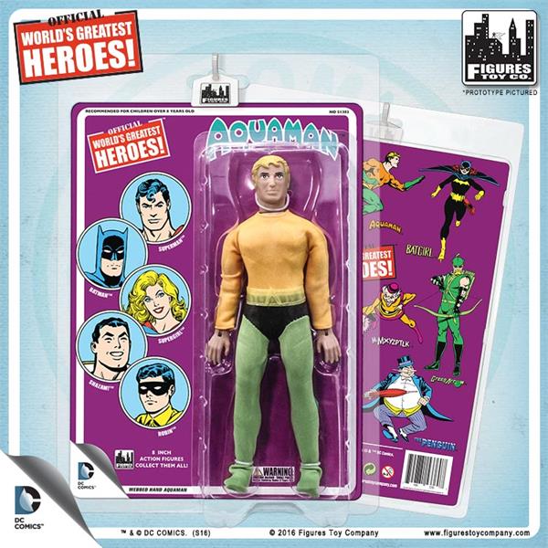 DC Retro Mego Style 8-Inch Action Figure Series 1 - Aquaman