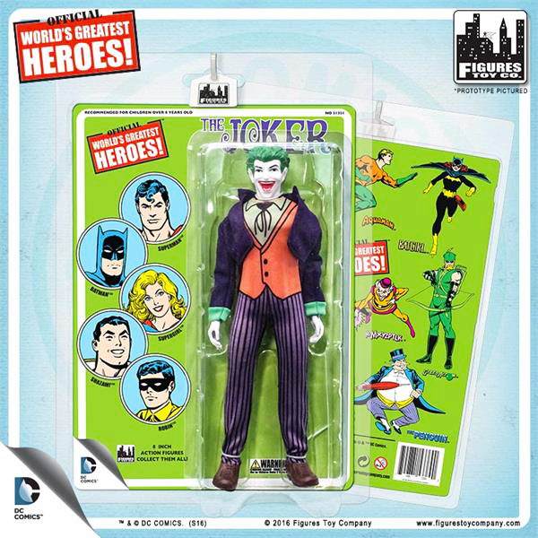 DC Retro Mego Style 8-Inch Action Figure Series 1 - Joker